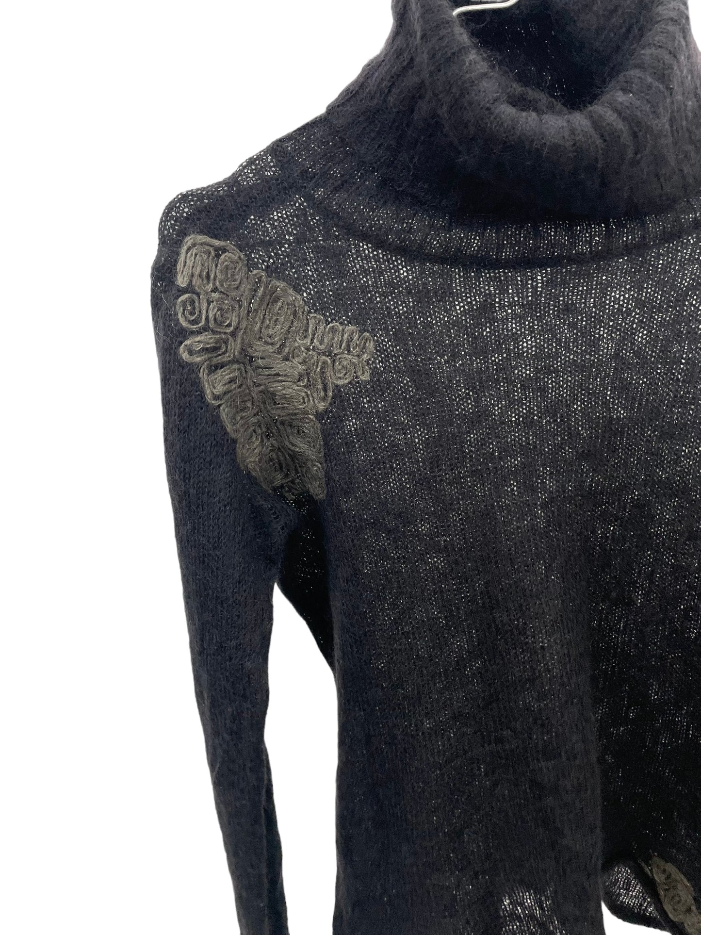 Y2K mohair wool turtle neck