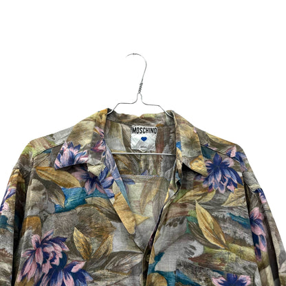 Y2K Moschino floral shirt