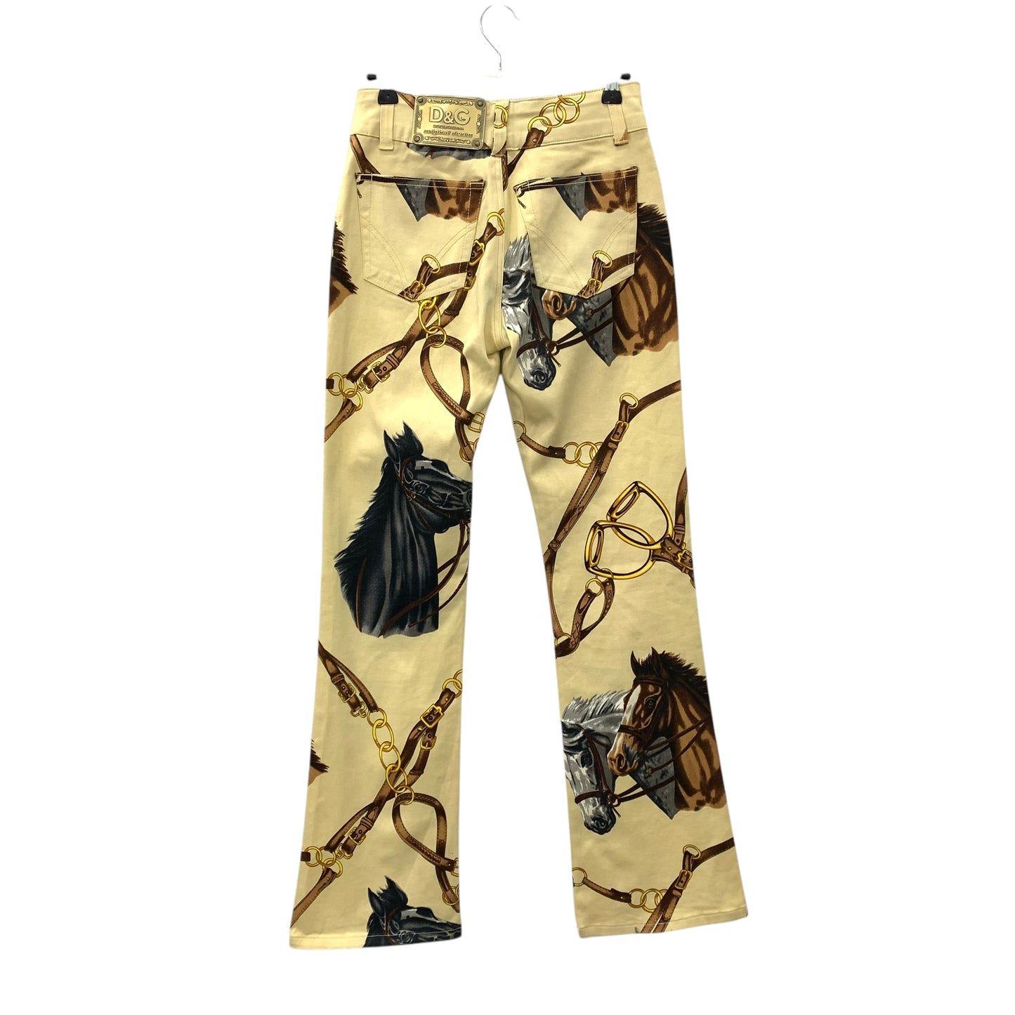 90s D&G horse print pants