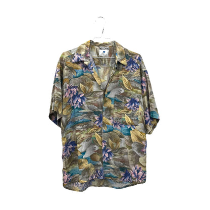 Y2K Moschino floral shirt