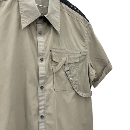Costume National buckled shirt
