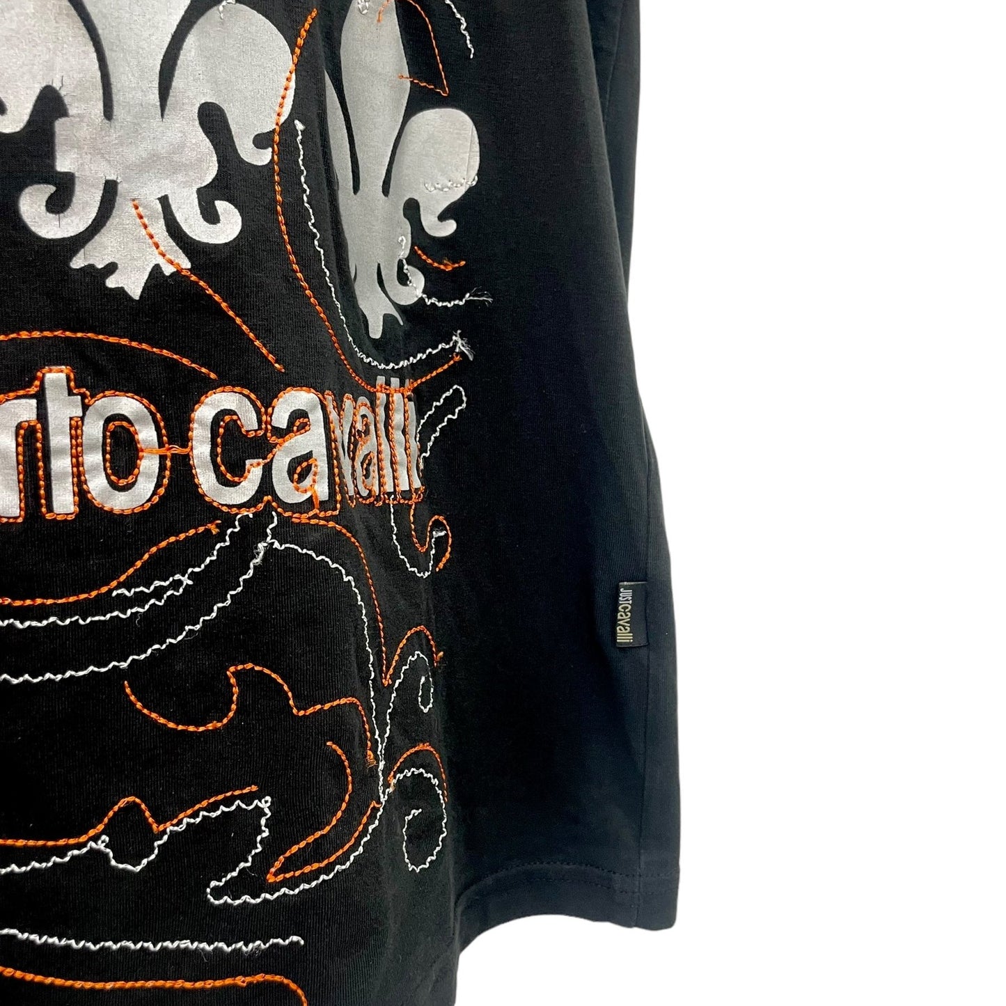 90s Cavalli t-shirt with stitching