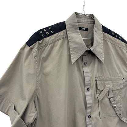 Costume National buckled shirt