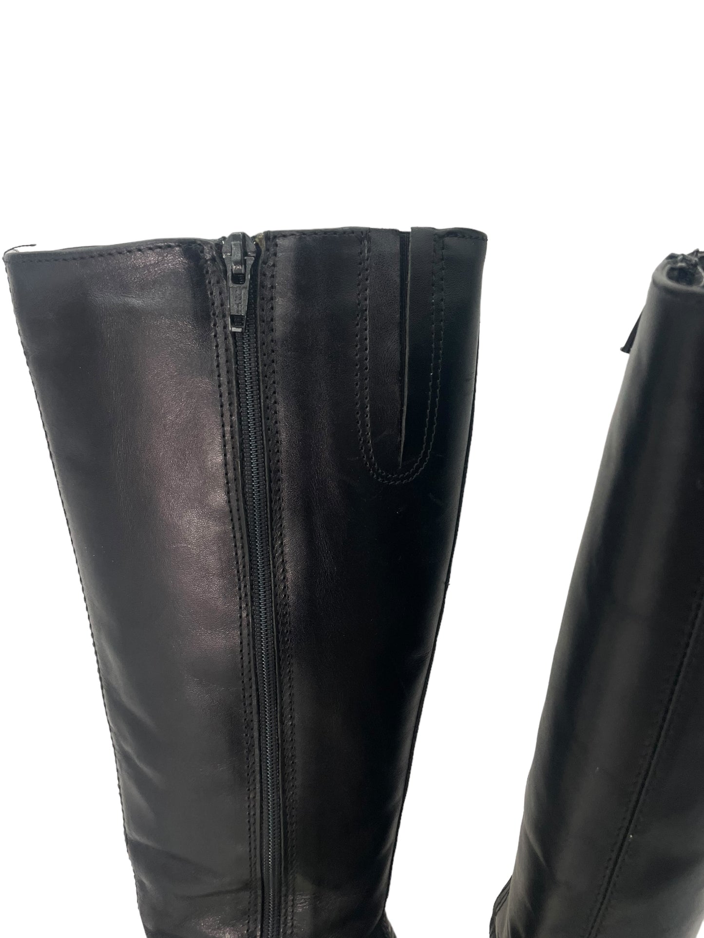 90s knee-high leather boots