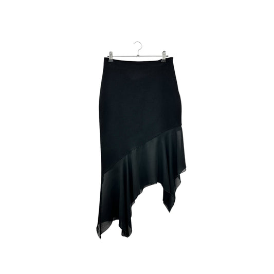 90s asymmetrical mesh skirt