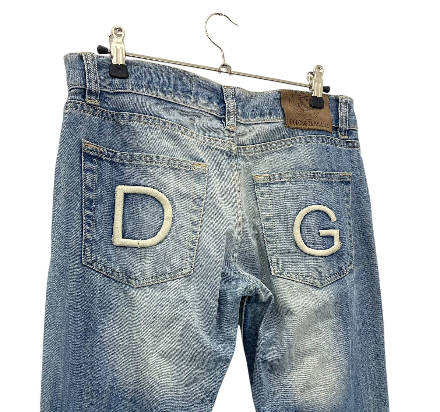 Y2K D&G logo denim jeans