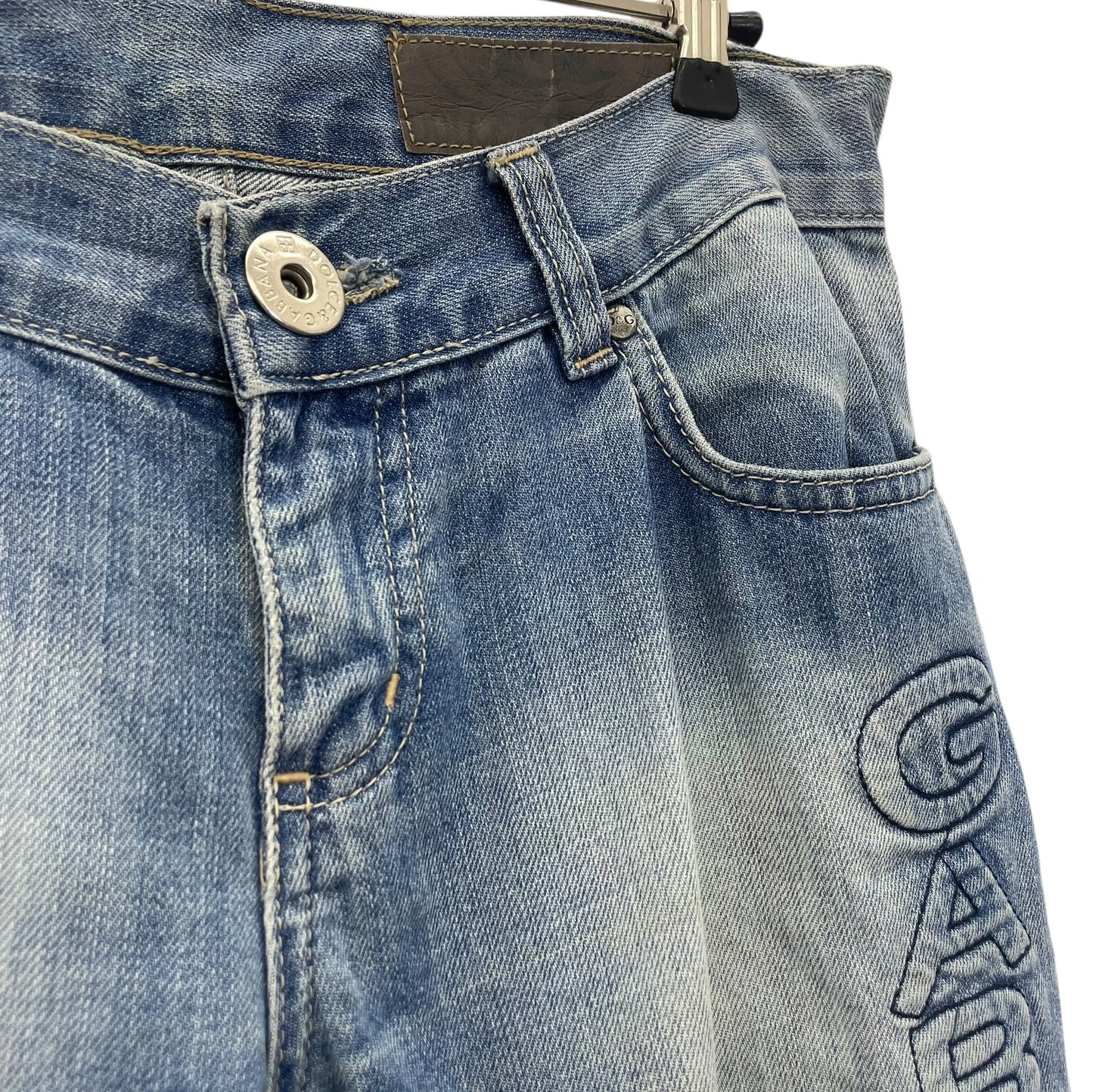 Y2K D&G logo denim jeans