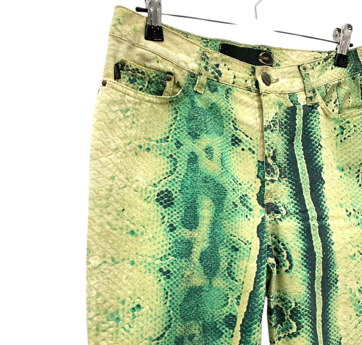 Y2K Just Cavalli snakeskin pants