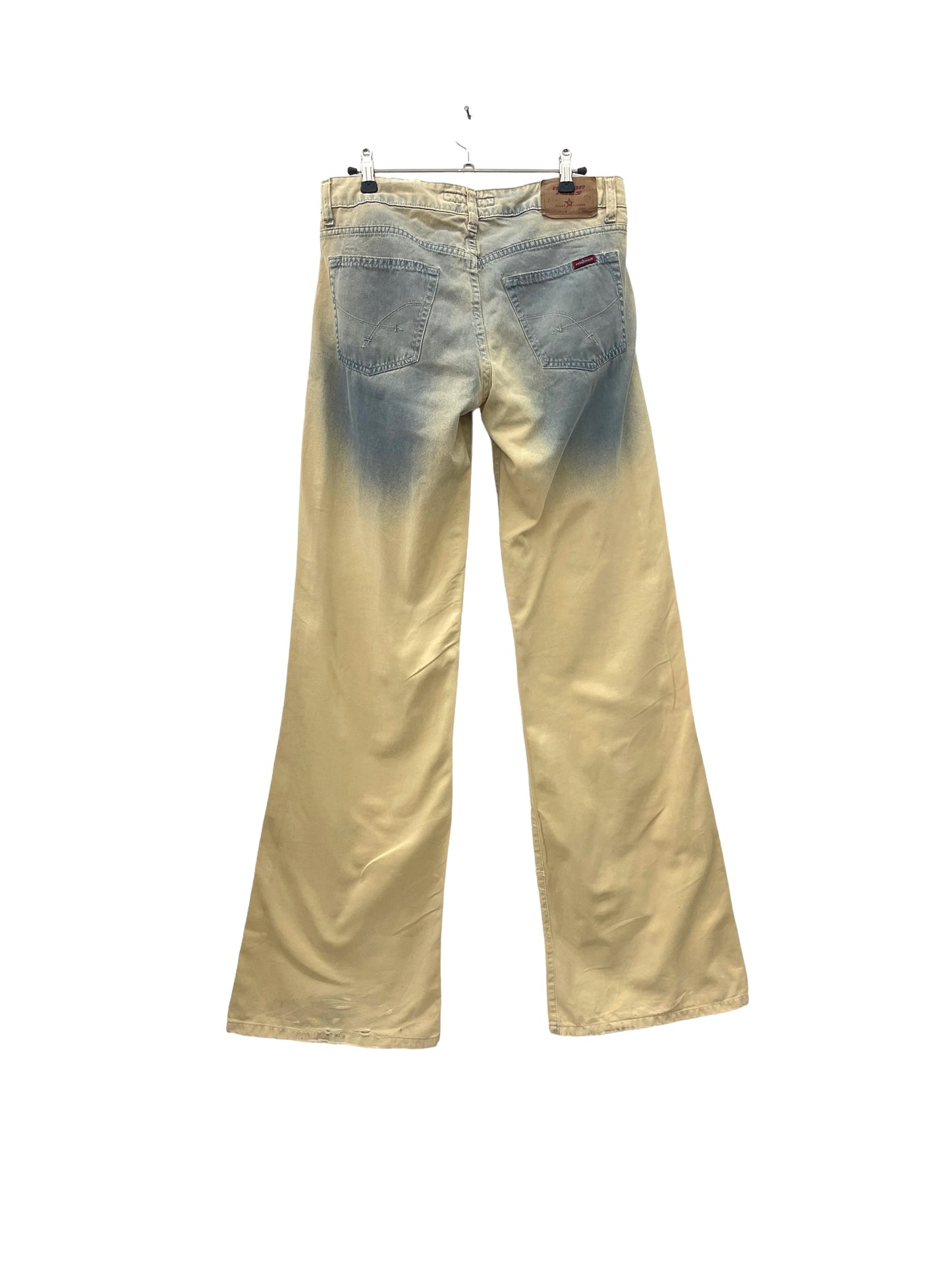 Y2K flared low rise pants