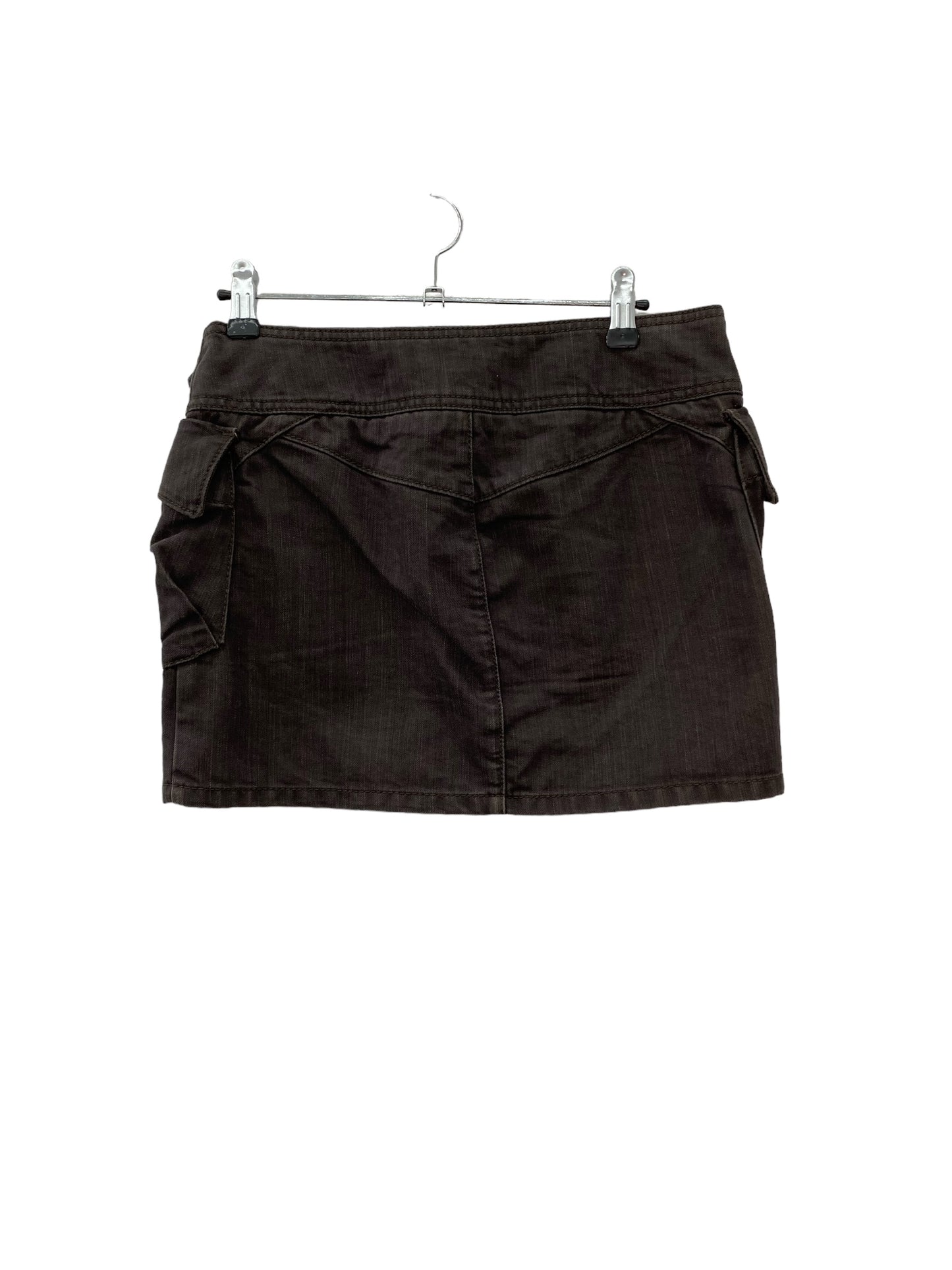 Y2K buckled cargo mini skirt