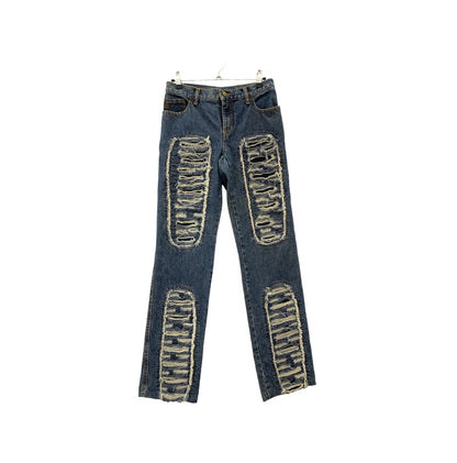 Y2K Moschino distressed jeans