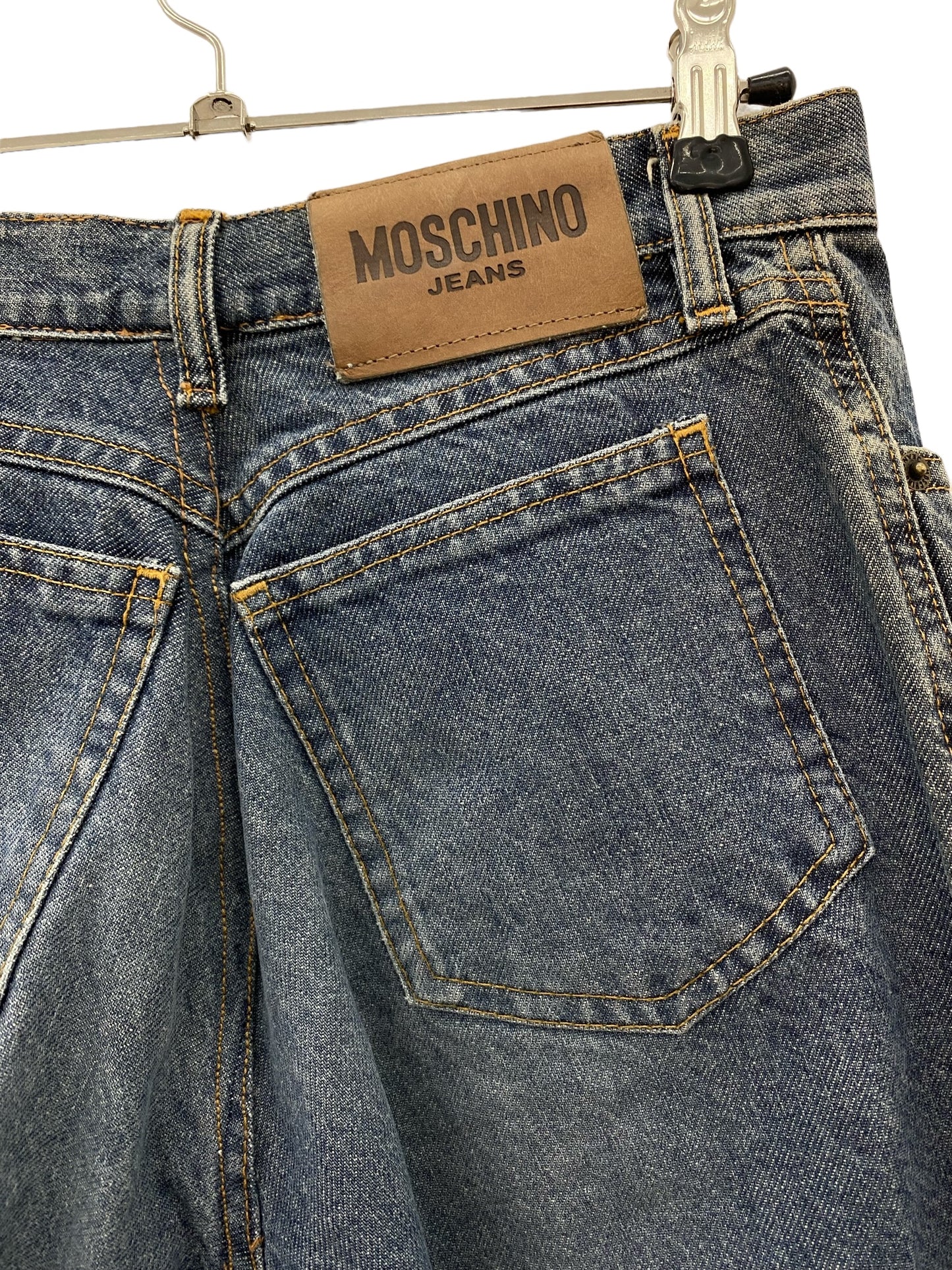 Y2K Moschino distressed jeans