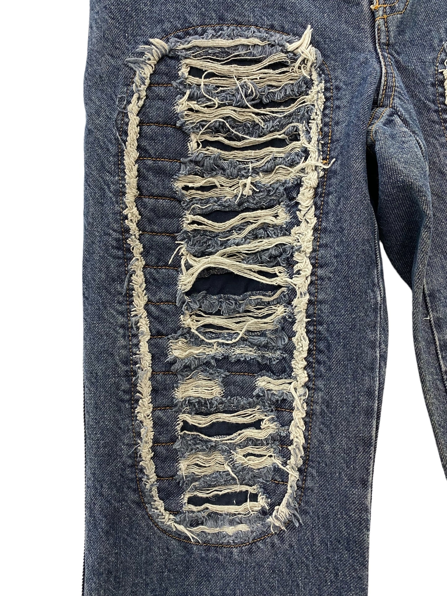 Y2K Moschino distressed jeans