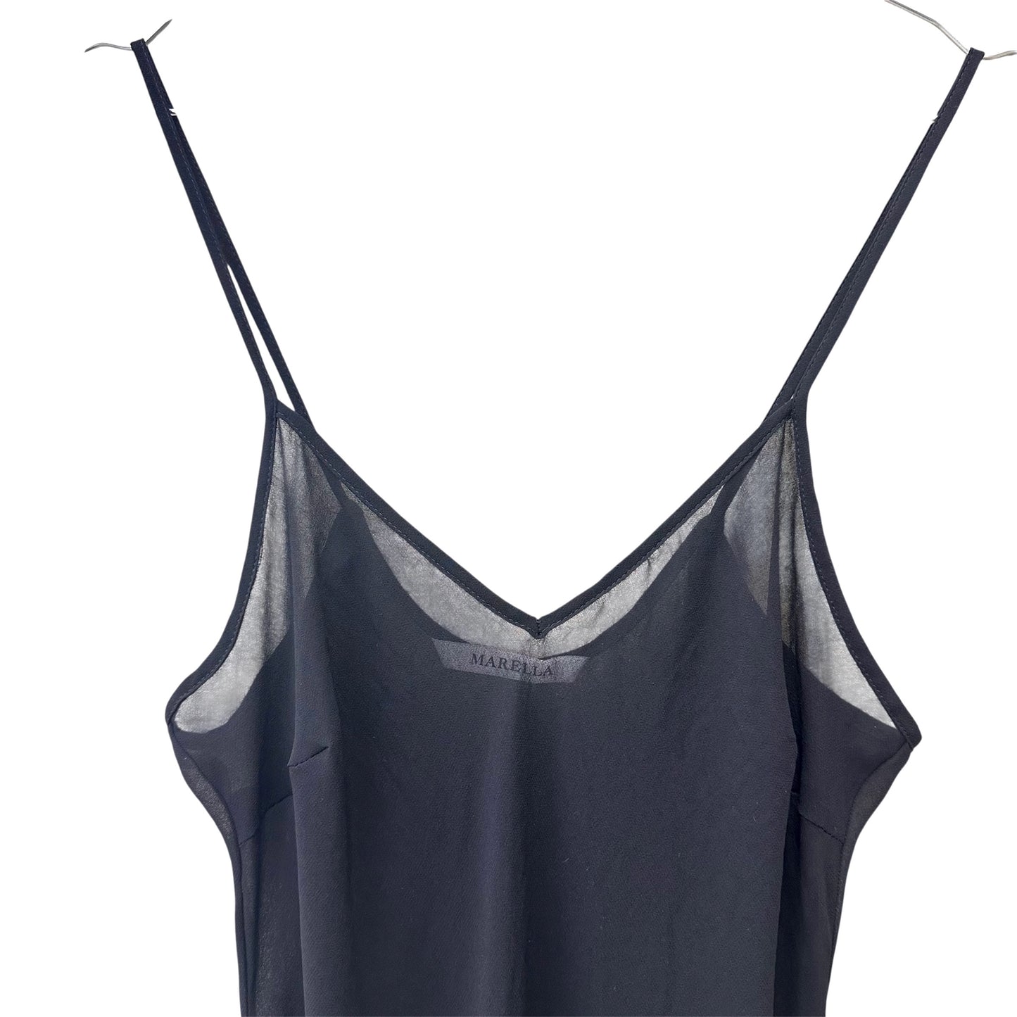 Marella strappy sheer dress