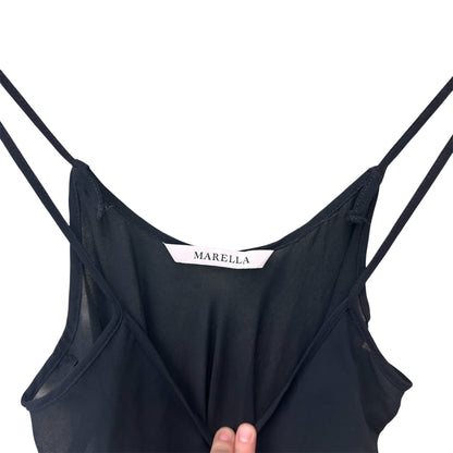 Marella strappy sheer dress