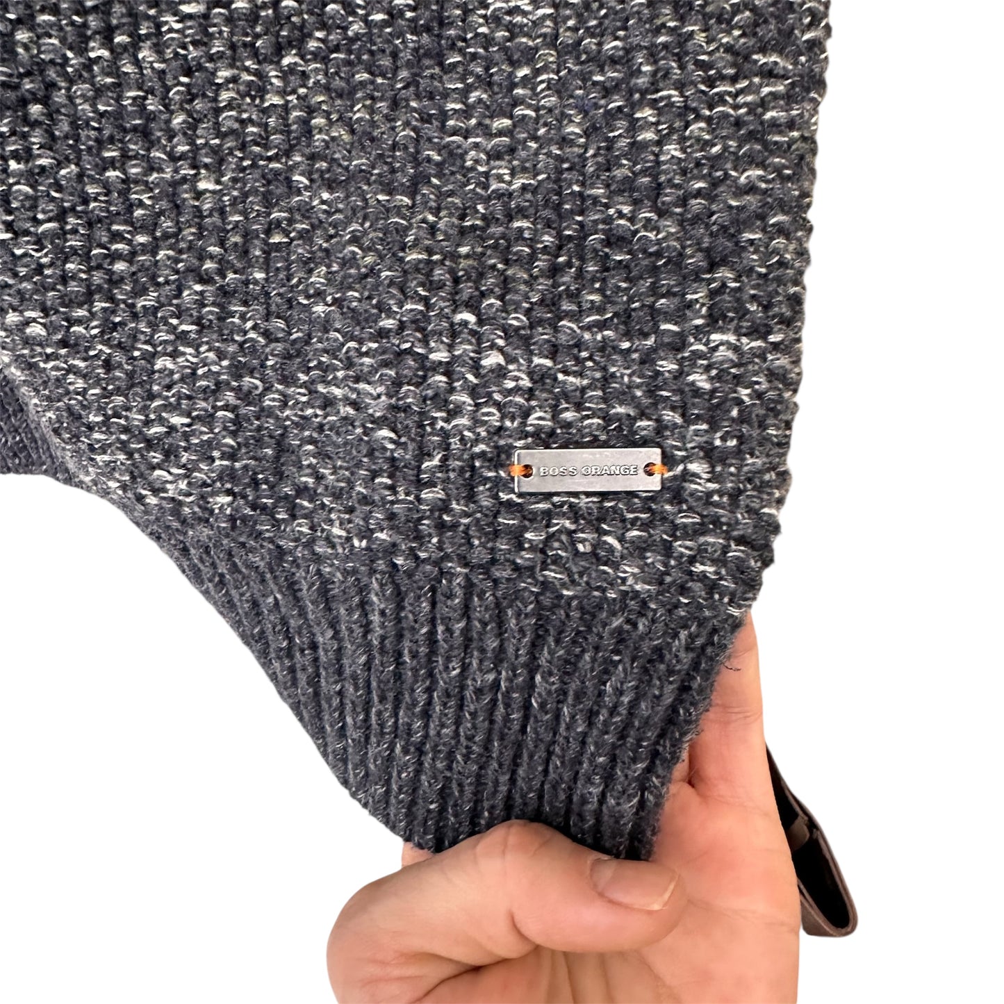 Hugo Boss ombre knit jumper