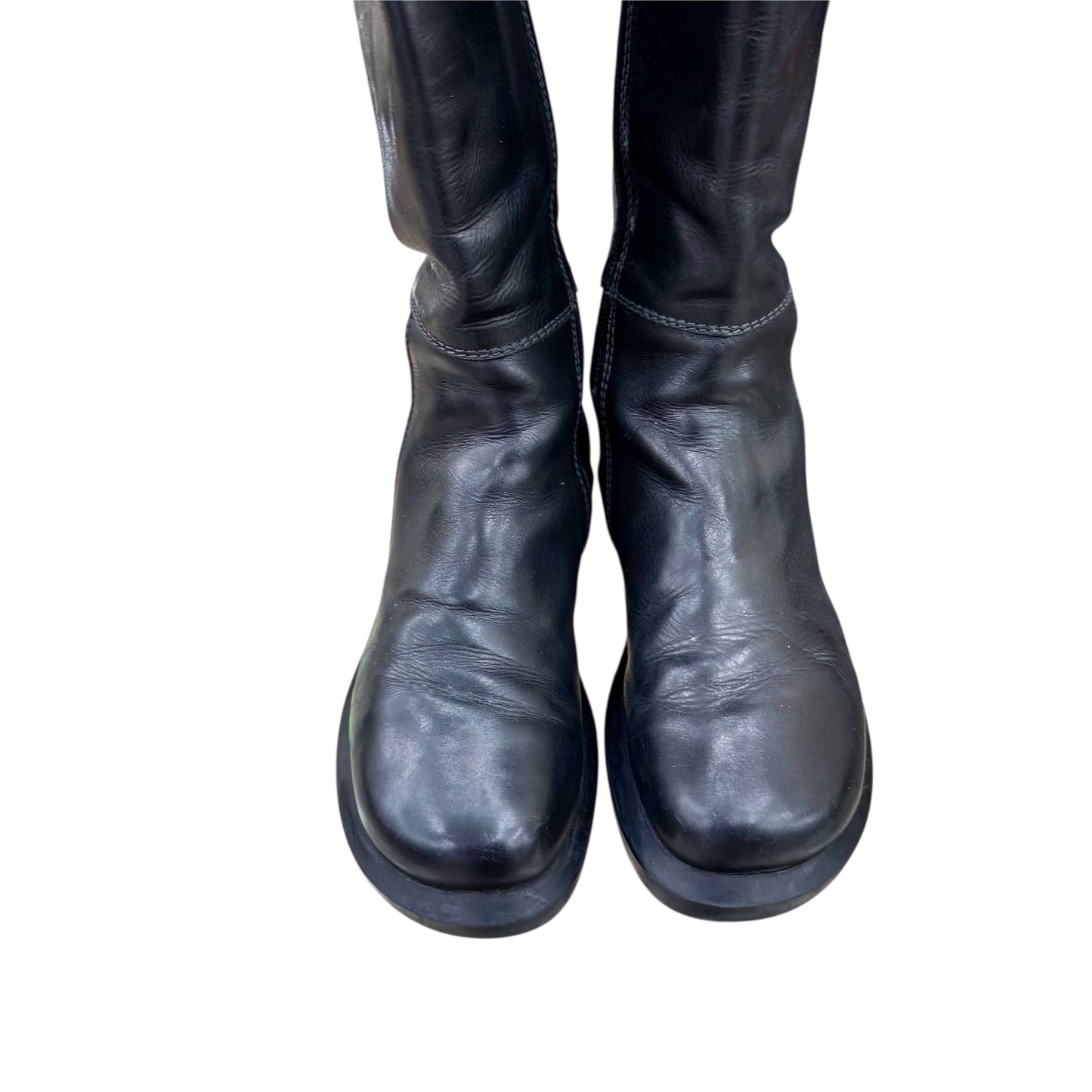Knee-high platform boots