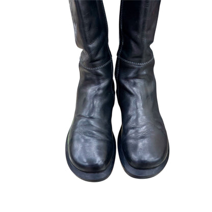 Knee-high platform boots