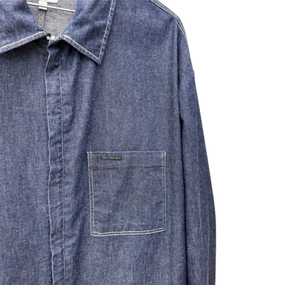Calvin Klein zip-up denim shirt