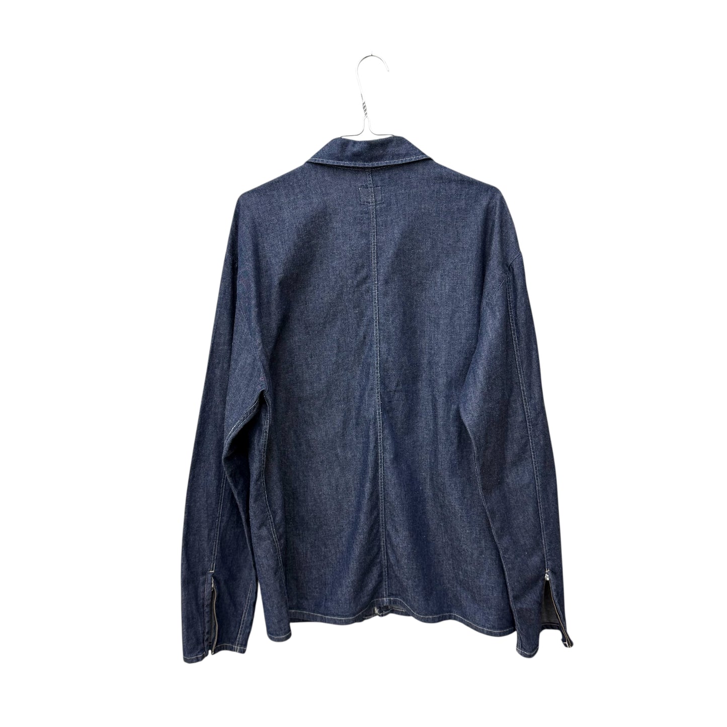 Calvin Klein zip-up denim shirt