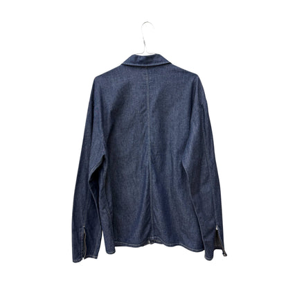 Calvin Klein zip-up denim shirt