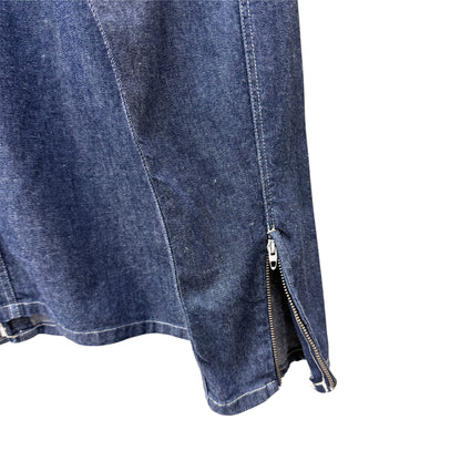 Calvin Klein zip-up denim shirt