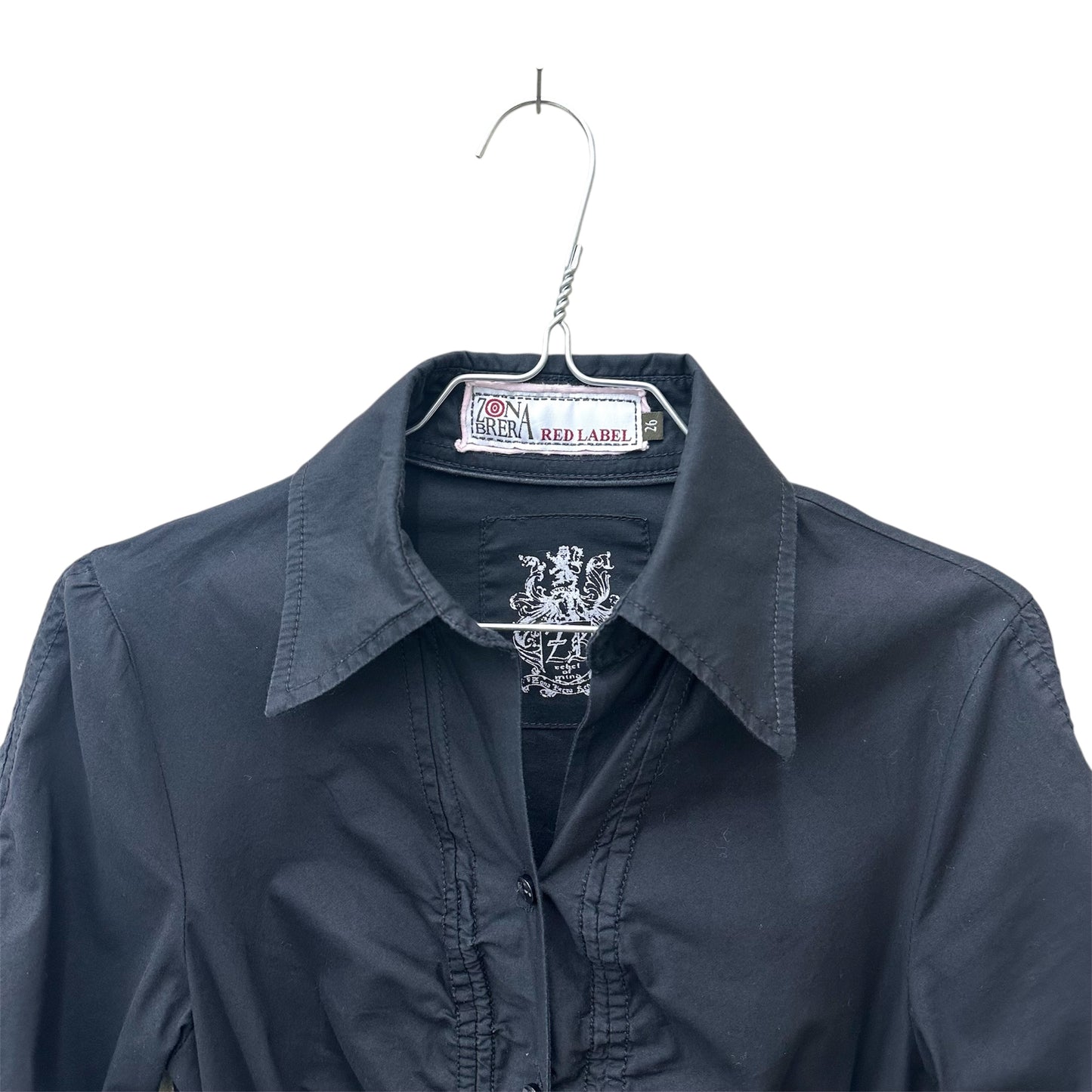 Ruched longsleeve blouse