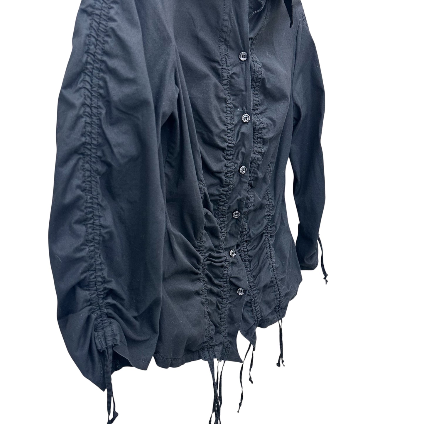 Ruched longsleeve blouse