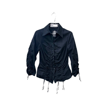 Ruched longsleeve blouse