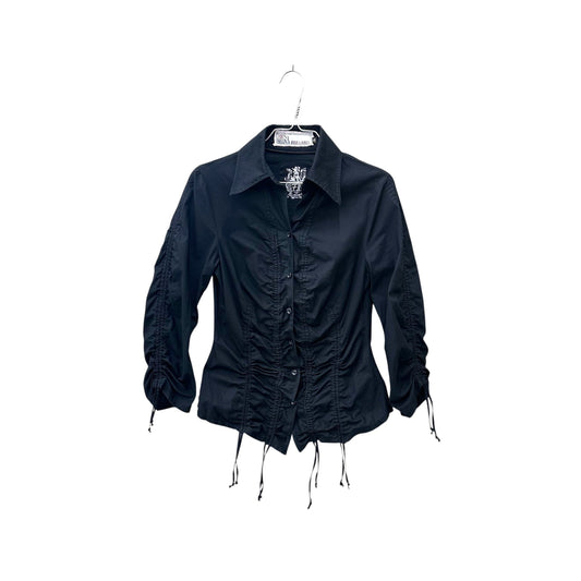 Ruched longsleeve blouse