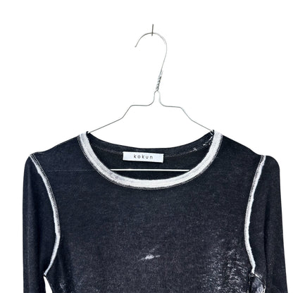 Tie-dye cotton longsleeve