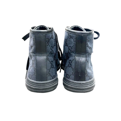 Gucci monogram high top sneakers