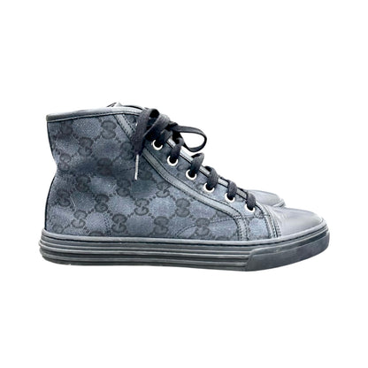 Gucci monogram high top sneakers