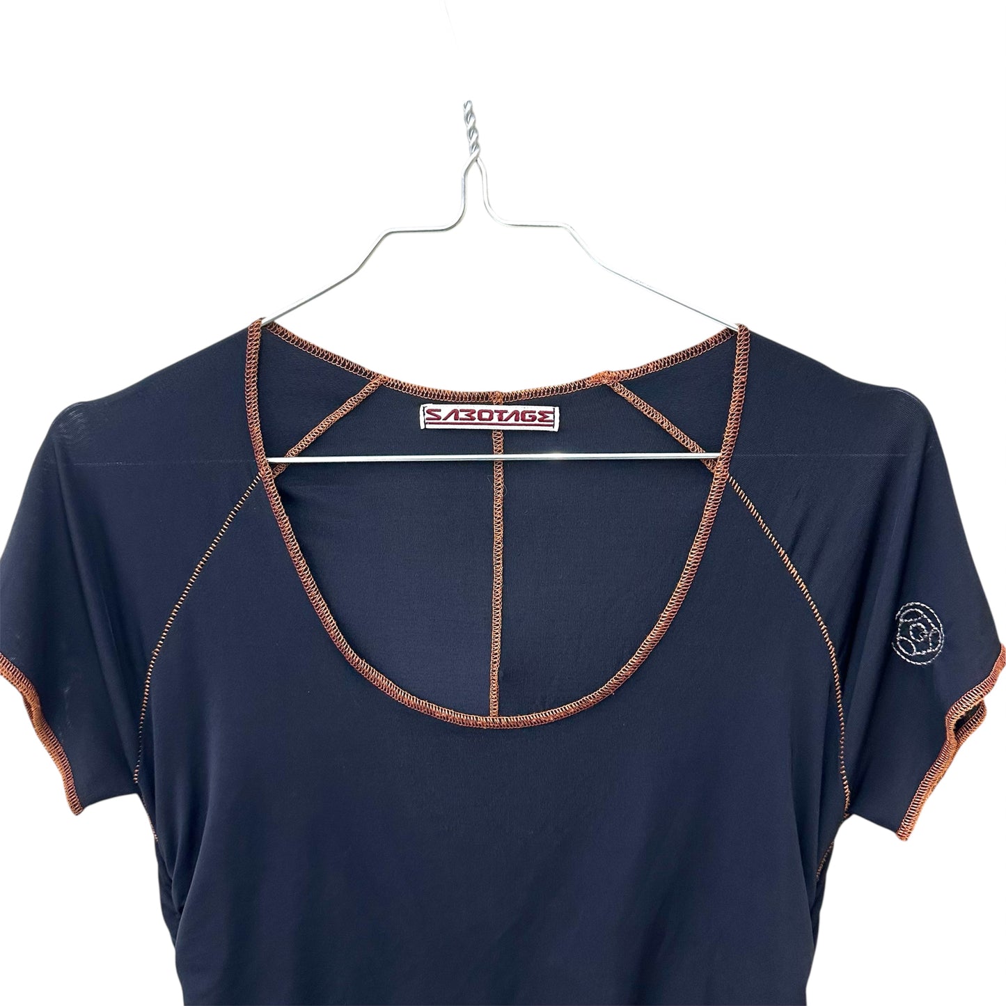 Sabotage ruched utility t-shirt