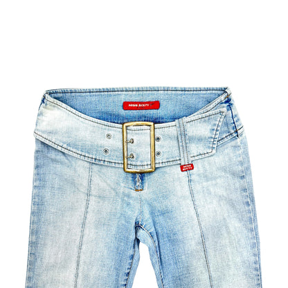 Miss Sixty buckled flared jeans
