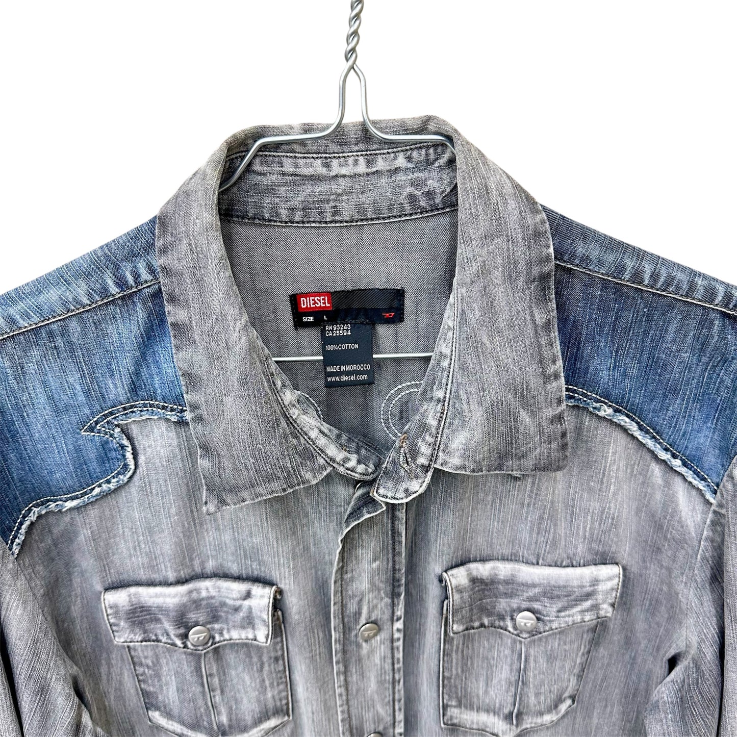 Diesel western denim shirt