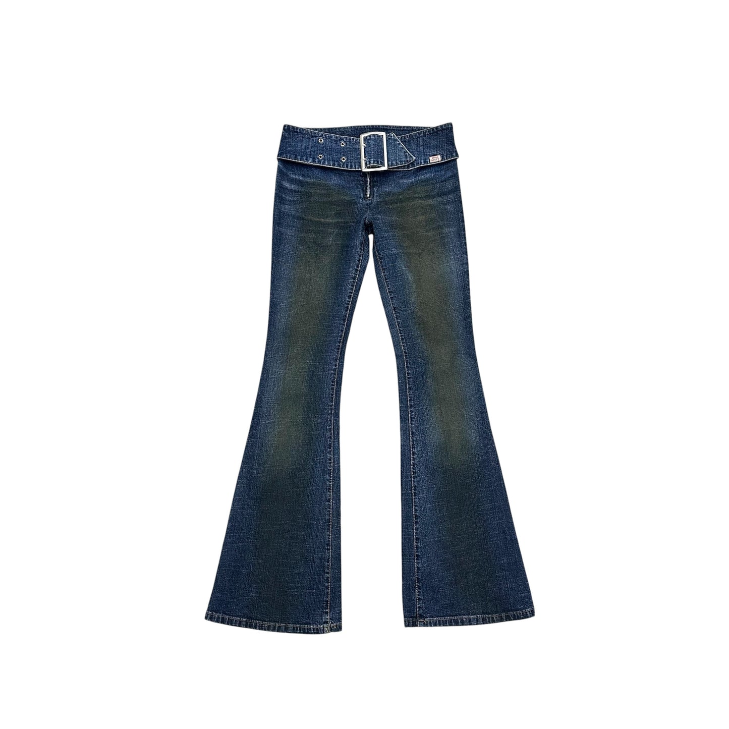 Miss Sixty buckled flared jeans