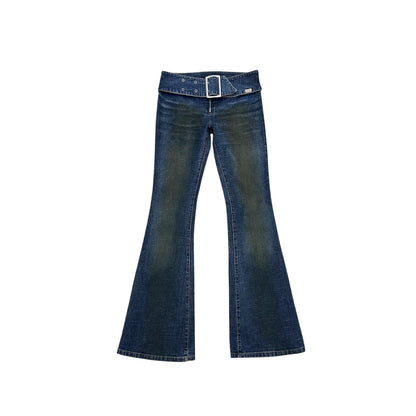 Miss Sixty buckled flared jeans