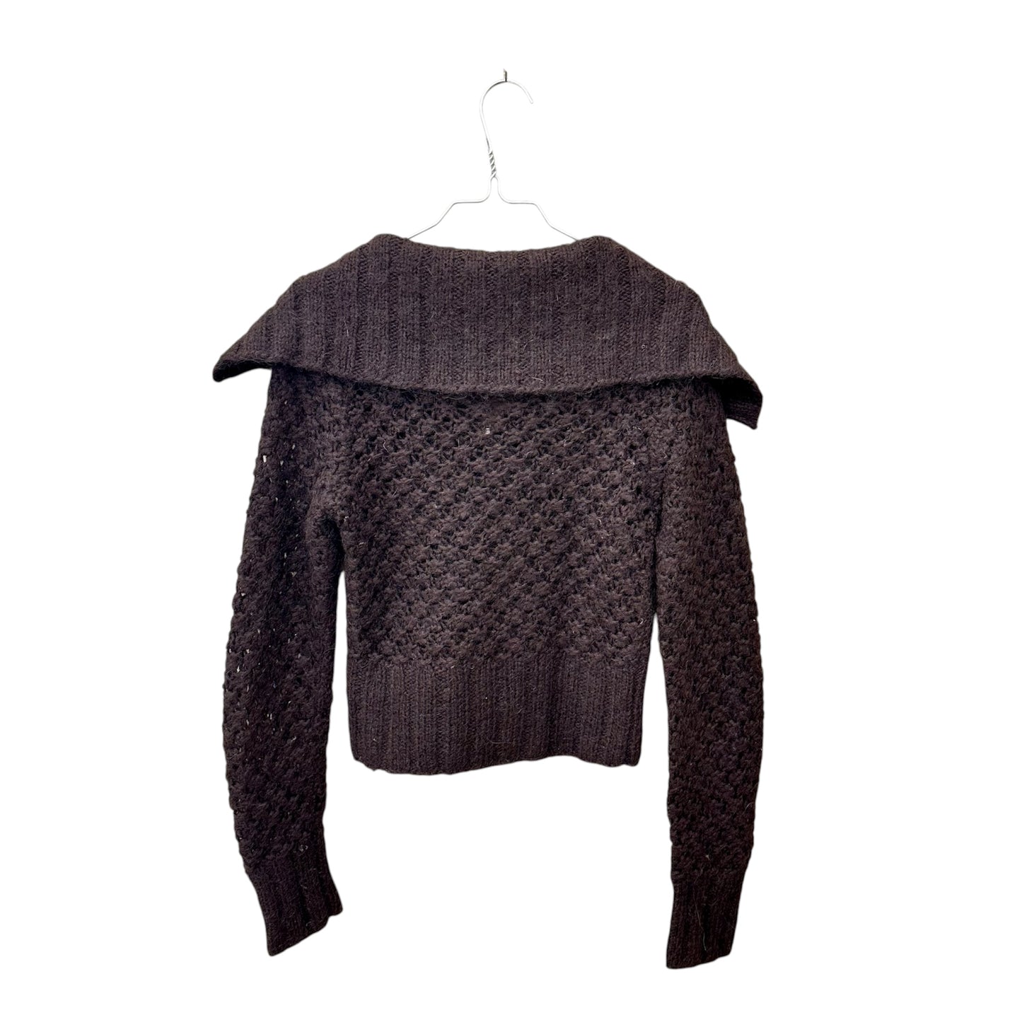 Diesel mohair zip-up cardigan