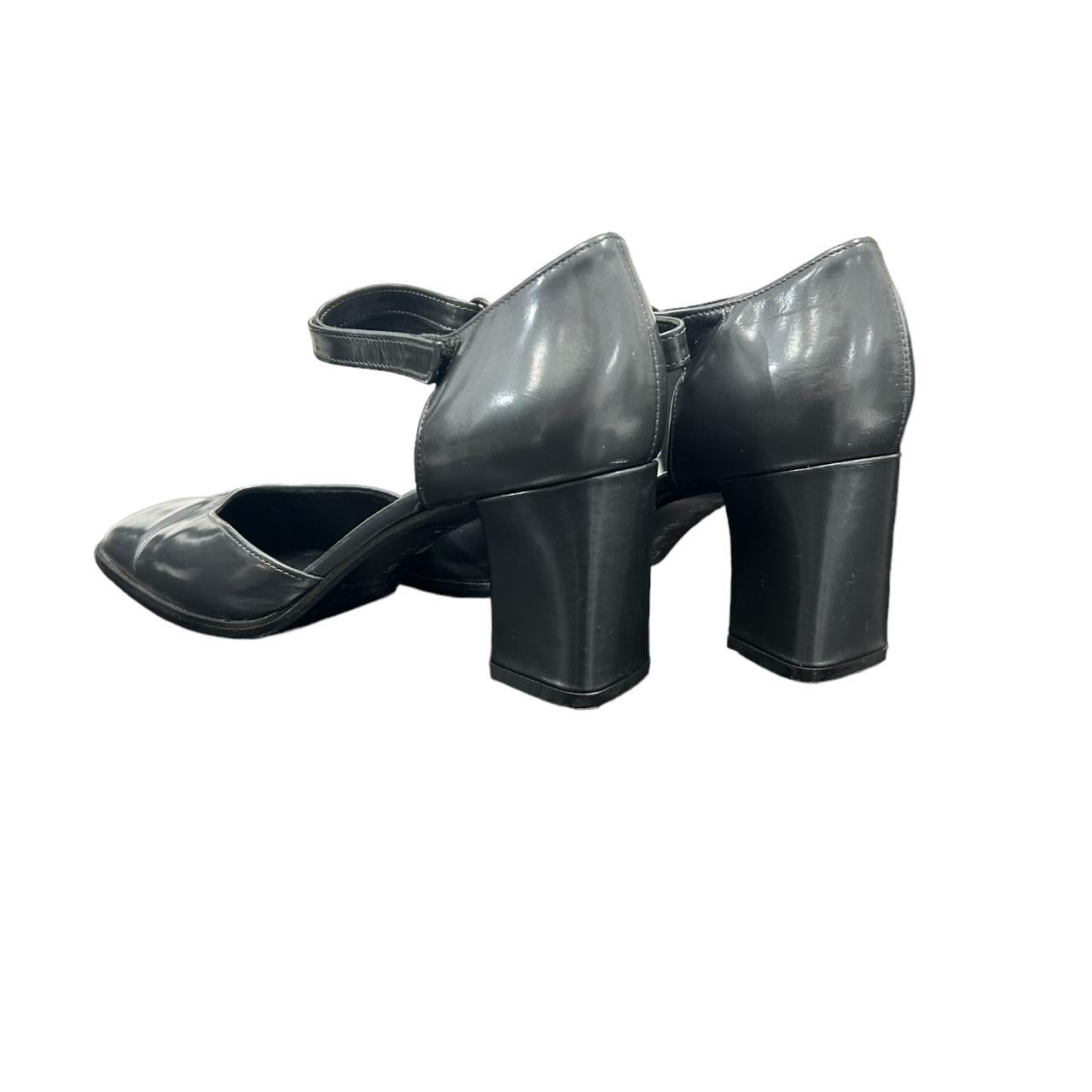 VTG 90s Y2K Unlisted Black Velvet Chunky Heel Mary Jane Shoes Sz 8 N -  Helia Beer Co