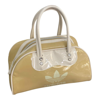 Adidas patent leather hand bag