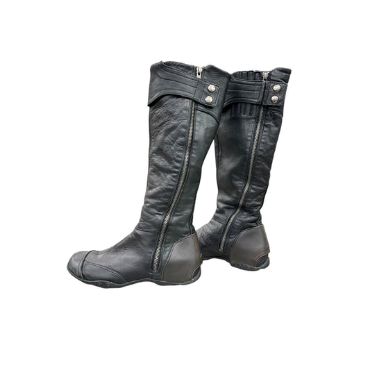DKNY knee high flat boots