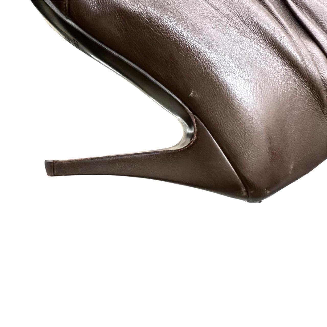 Slouchy ruched stiletto boots