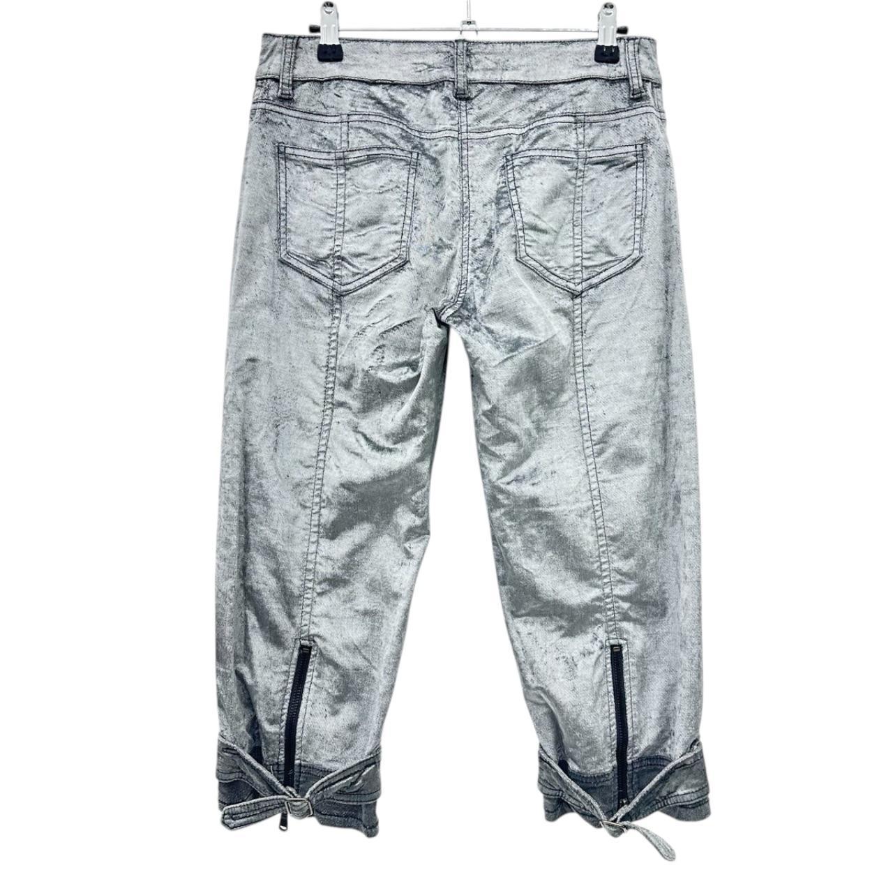Trussardi velvet capri pants