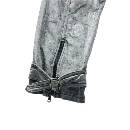 Trussardi velvet capri pants