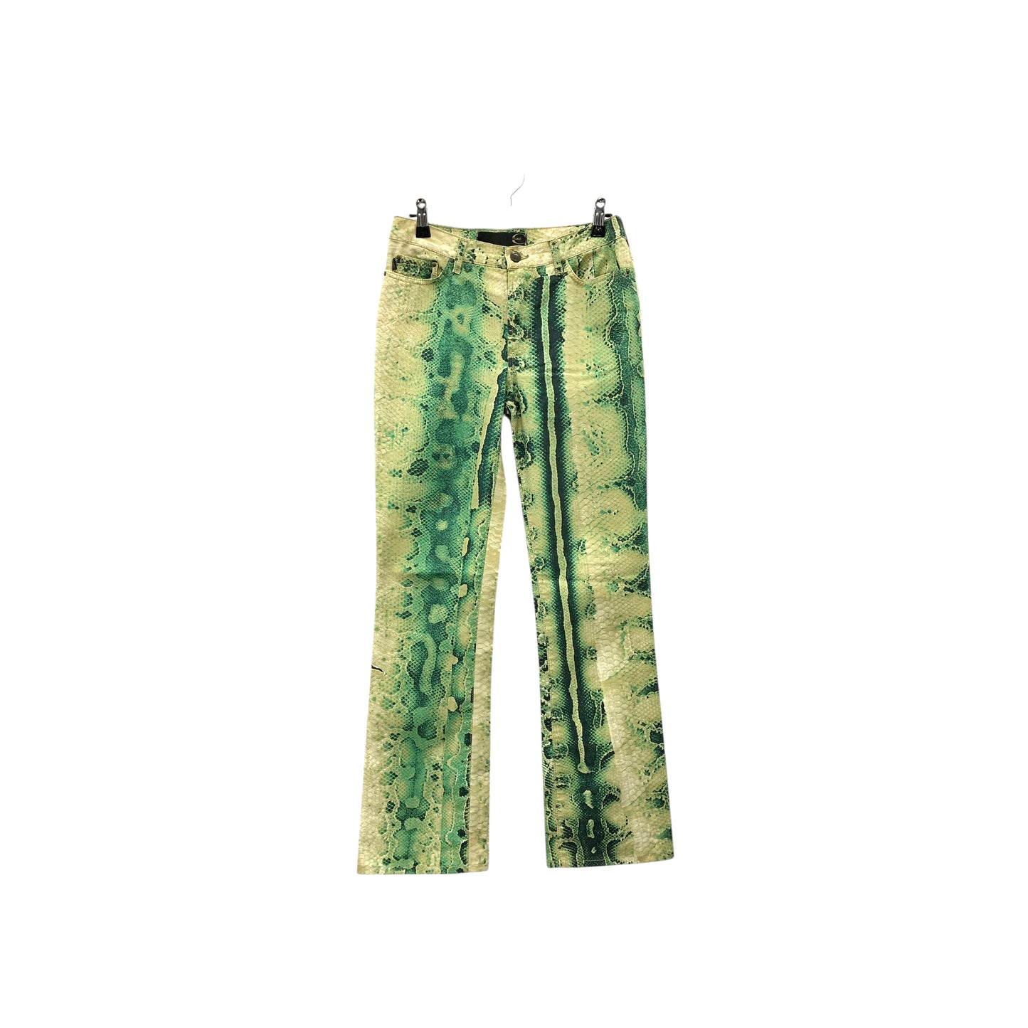 Y2K Just Cavalli snakeskin pants