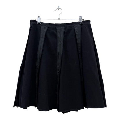 Chloé pleated wool midi skirt