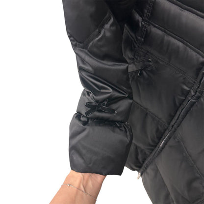 Faux fur collar puffer coat