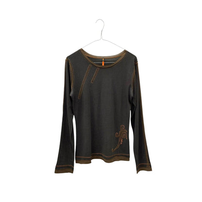 Cop Copine layered longsleeve top