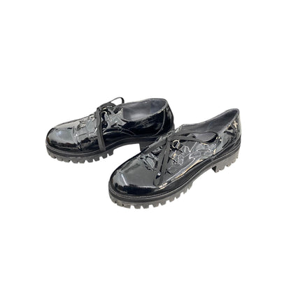 Patent leather creeper platforms